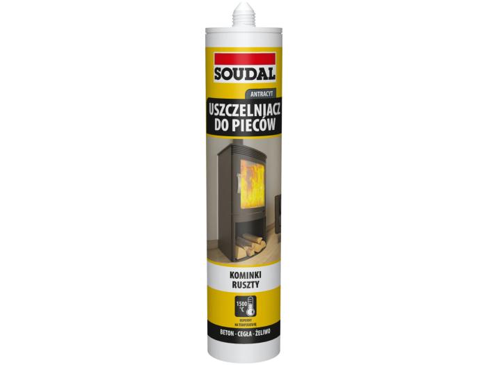 SOUDAL-USZCZELNIACZ WYSOKOTEMP. 1500st ANTRACYT 310ml