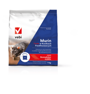 TRUTKA MURIN FORTE BLOK 1KG Kostka (trutka myszy, szczury, karczownik)