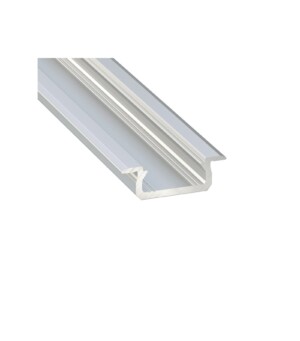 LED-PROFIL ECO TYP P02 2,02M SREBRNY ANOD. WPUSTOWY