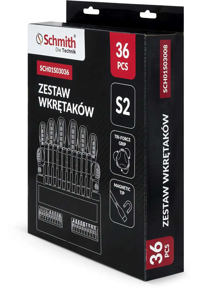 SCHMITH-ZESTAW WKRĘTAKÓW 36szt - obrazek 3