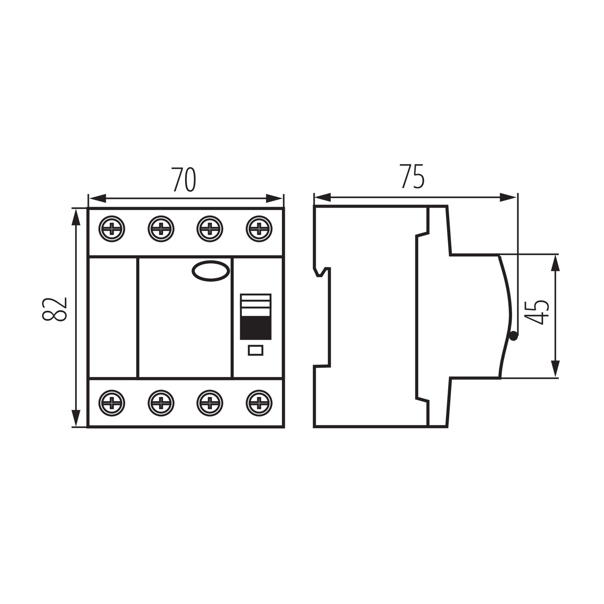 WYŁĄCZNIK RÓŻNIC. KANLUX KRD6-4/40/30 23184 IDEAL - obrazek 3