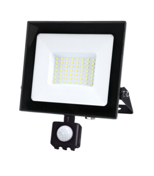 NAŚWIETL. LED Z CZ. RUCHU 50W/4K KOBI CZARNA