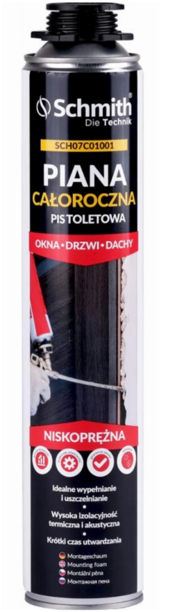 SCHMITH-PIANA NISKOPR. CAŁOROCZNA PISTOLET 750ml Promo!