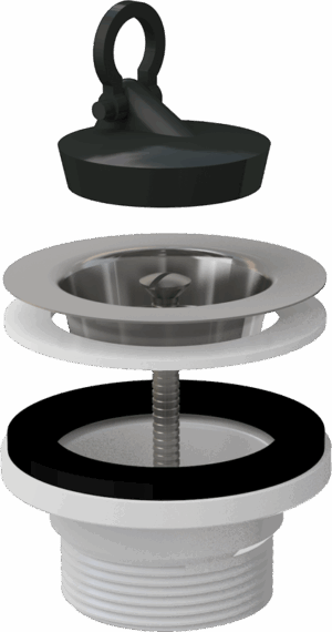 SPUST ZLEWU 6/4" ALCAPLAST (A33)
