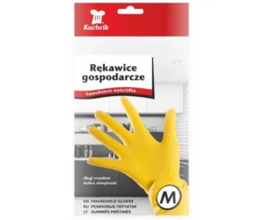 RĘKAWICE GUMOWE ŻÓŁTE M