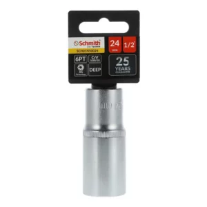 SCHMITH-KLUCZ NASAD. SZEŚC. DŁUGI 1/2"  24 MM CRV