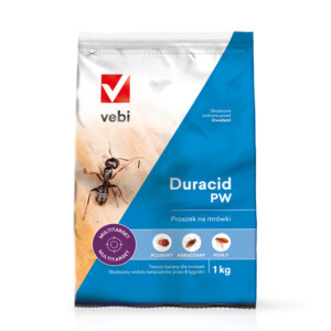 DURACID PW 1KG  proszek owadobójczy na mrówki, ptaszyńca kurzego, pchły i inne owady