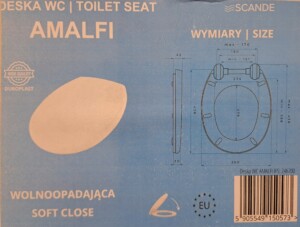 DESKA SEDES. AMALFI DUROPLAST Wolnoopadająca