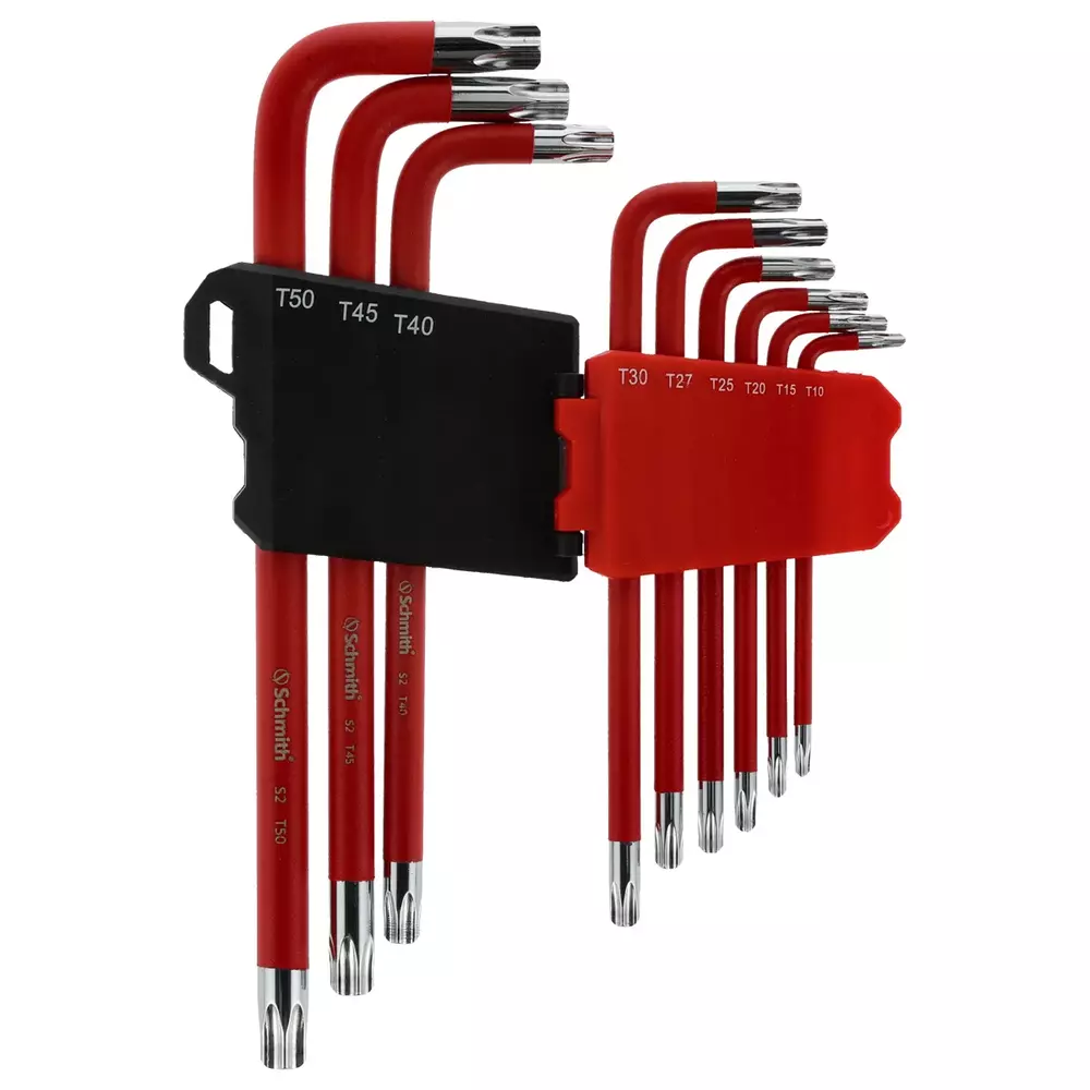 SCHMITH-KOMPL. KL. TORX DŁUGICH 9szt (S2 RED) - obrazek 2