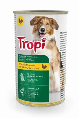 TROPI-KARMA DLA PSA DRÓB 1250g PUSZKA