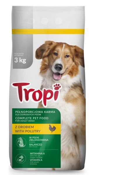 TROPI-KARMA DLA PSA DRÓB 3kg SUCHA