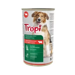 TROPI-KARMA DLA PSA WOŁOWINA 1250g PUSZKA