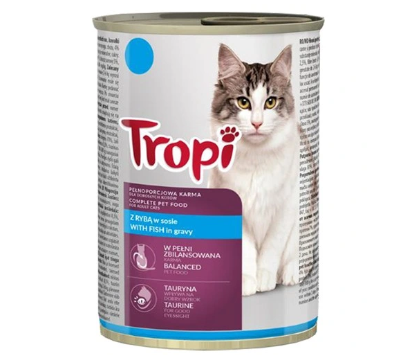TROPI-KARMA DLA KOTA RYBA 415g PUSZKA