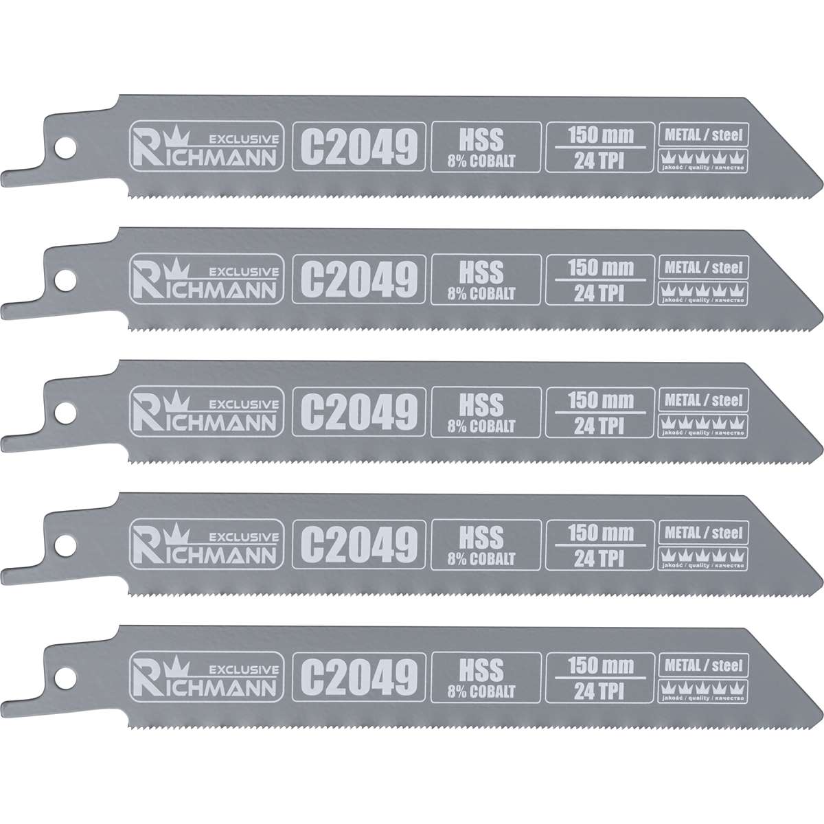 BRZESZCZOT SZABLASTY 150mm METAL 24 TPI CD - obrazek 2