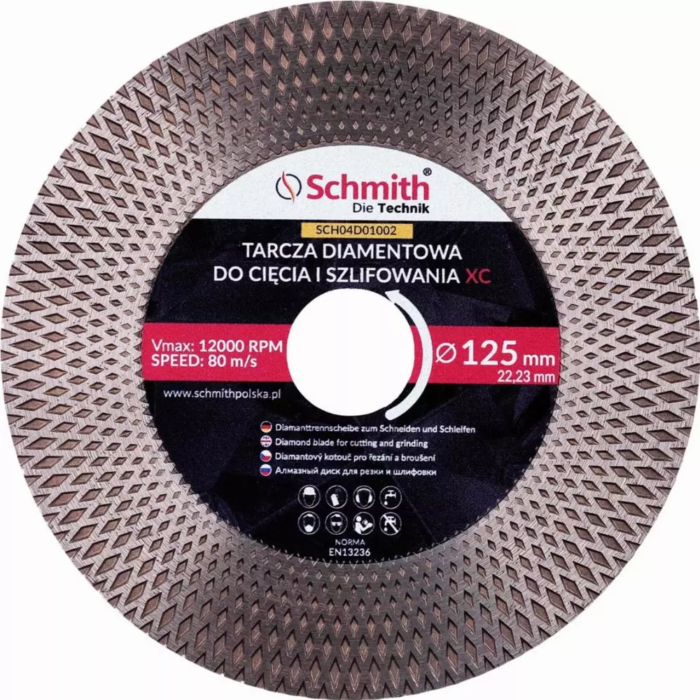 SCHMITH-TARCZ DIAM. XC 125x22,23 25mm