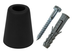 ODBOJNIK GUMOWY 60mm ŚREDNI CZARNY