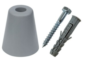 ODBOJNIK GUMOWY 80mm DUŻY SZARY