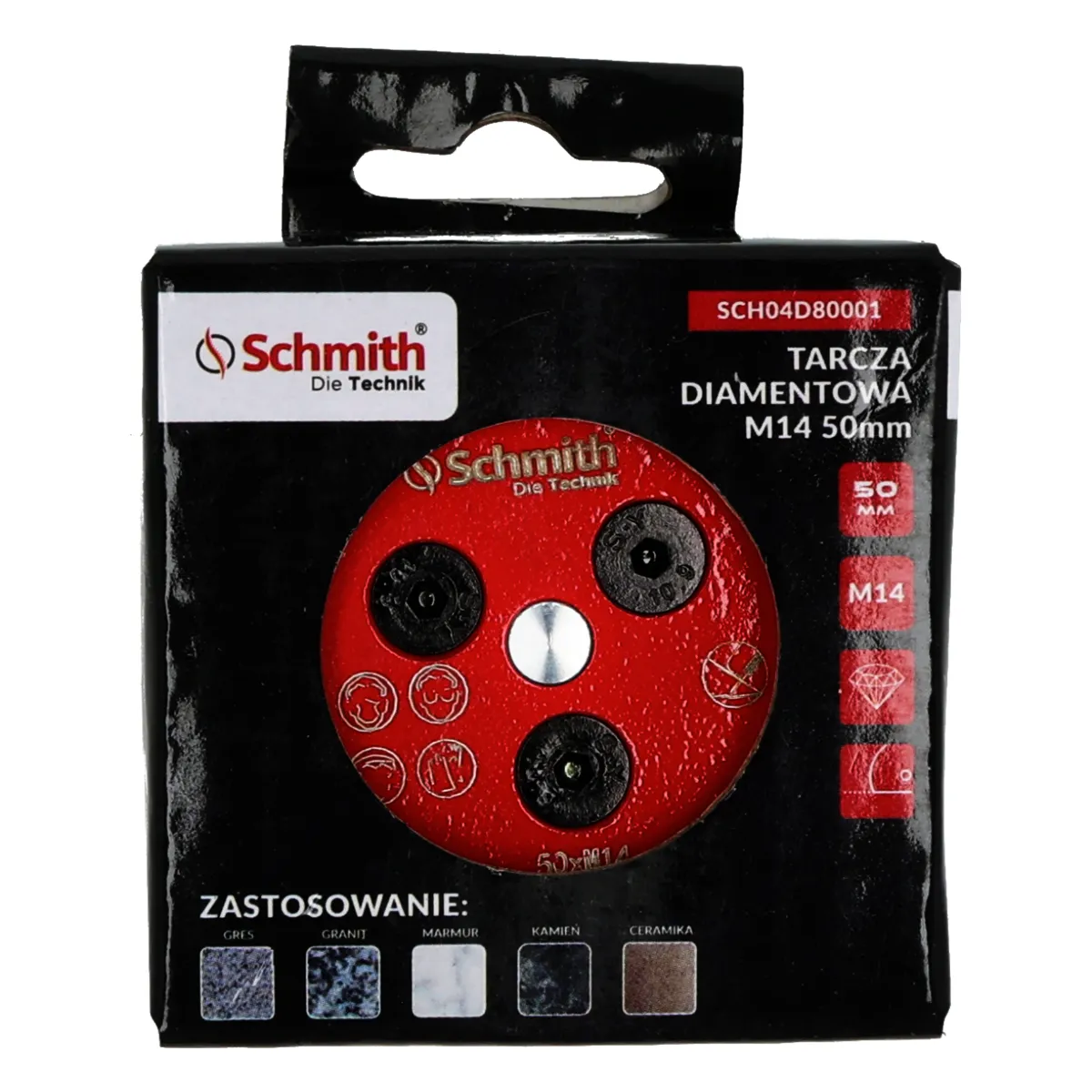 SCHMITH-TARCZ DIAM. M14 50mm - obrazek 3