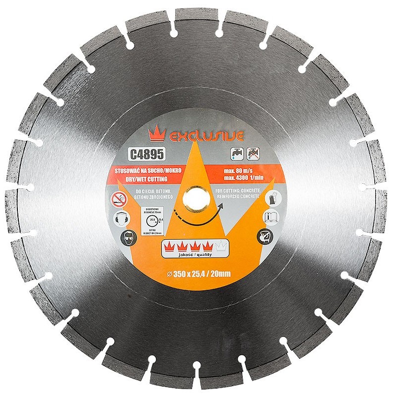 TARCZ DIAMENTOWA 350*25,4 BETON !!! CD