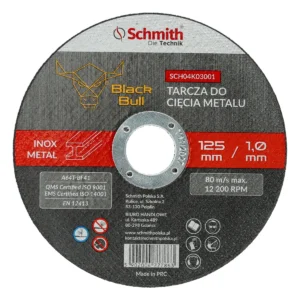 SCHMITH-TARCZ 125*1 METAL BlackBull 10szt/OP