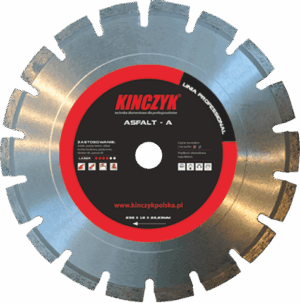 KINCZYK-TARCZ 350*10*25,4/20 ASFALT-A