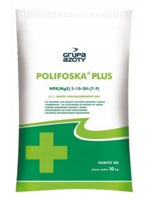 NAWÓZ-POLIFOSKA PLUS 5 10KG (NPK 5-10-20 + Mg, S +7 +9)