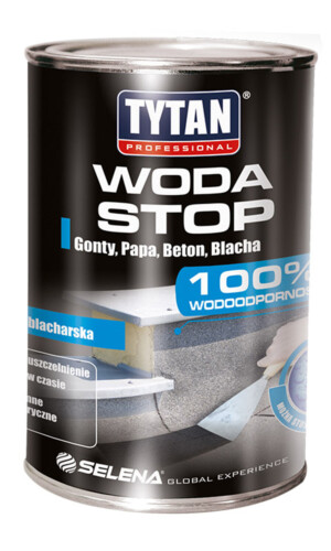 TYTAN WODA STOP 1KG CZARNY (Masa uszczelniająca)