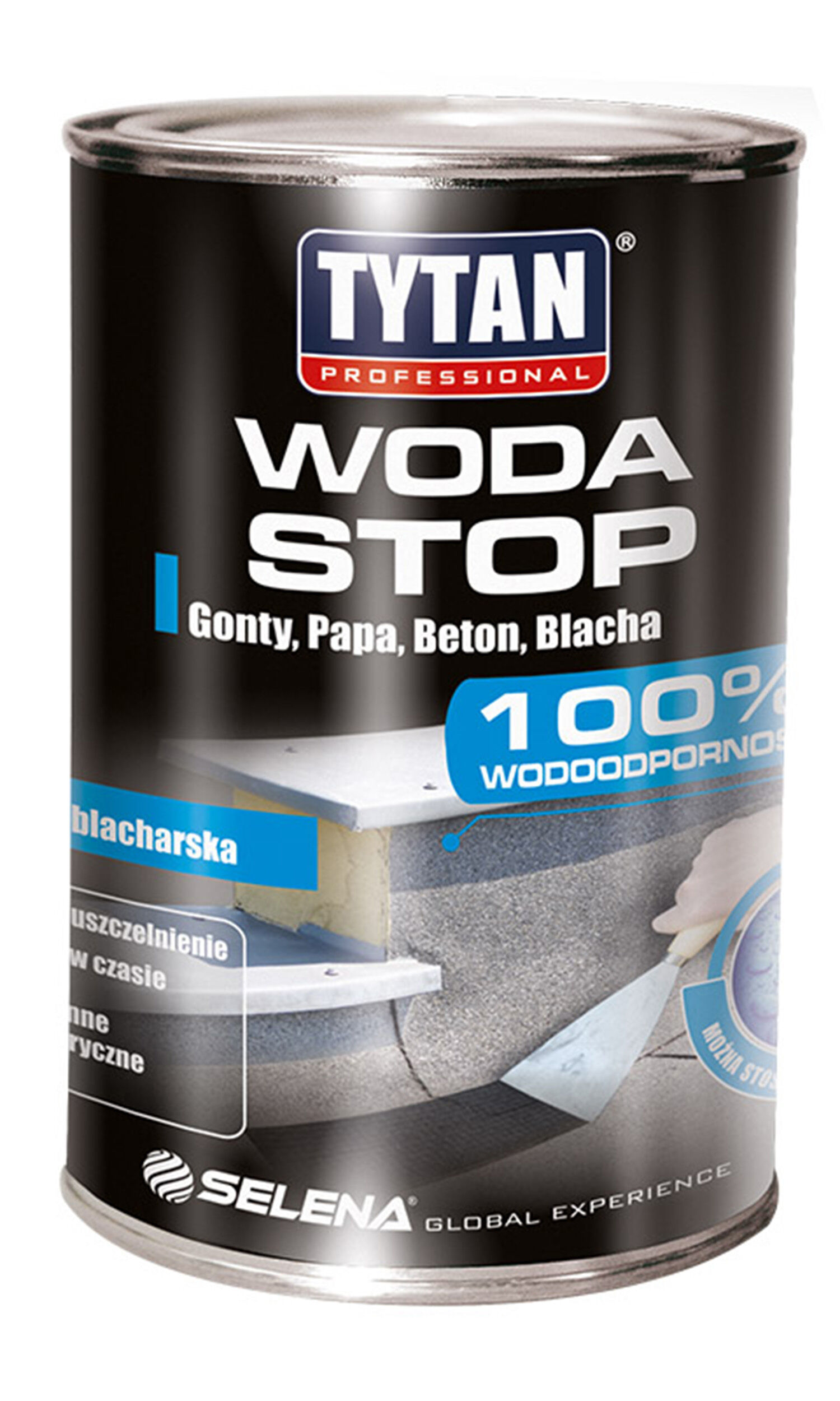 TYTAN WODA STOP 1KG CZARNY (Masa uszczelniająca)