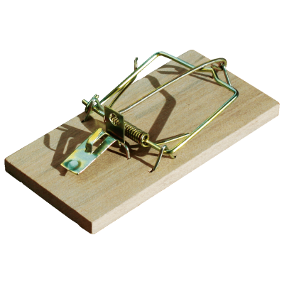 BROS-ŁAPKA NA MYSZY DREWNO