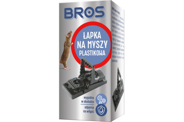 BROS-ŁAPKA NA MYSZY PLASTIK