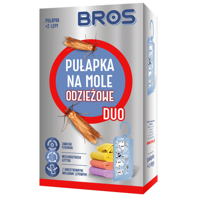 BROS-PUŁAPKA NA MOLE ODZIEŻ. DUO +2WKŁADY