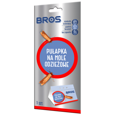 BROS-PUŁAPKA NA MOLE ODZIEŻ. FEROMON.