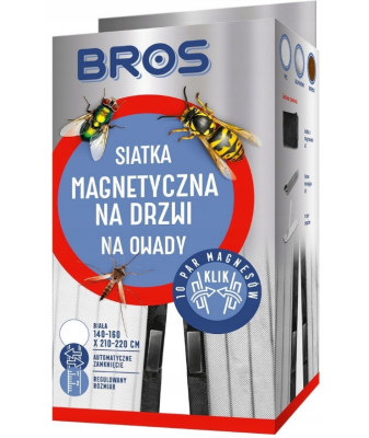BROS-SIATKA MAGNETYCZNA 160x220 BIAŁA