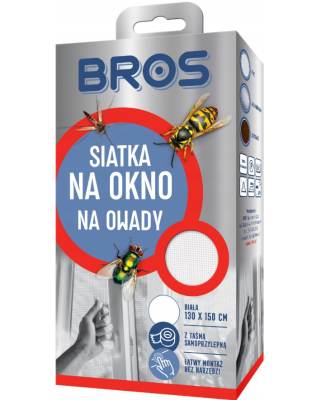 BROS-SIATKA NA OKNO 150x130 BIAŁA