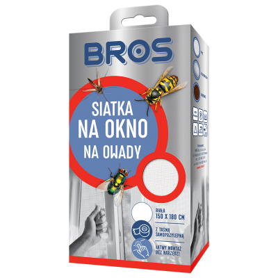BROS-SIATKA NA OKNO 150x180 BIAŁA