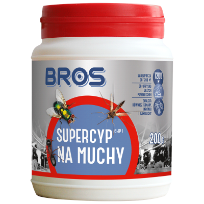 BROS-SUPERCYP 6WP 200g PREP.DO OPRYSKU NA MUCHY