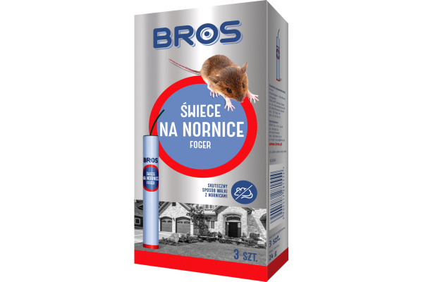 BROS-ŚWIECE NA NORNICE 3szt FOGER