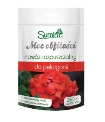 moc obfitości pelargonia